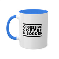 Get Obsessed Colorful Mugs, 11oz