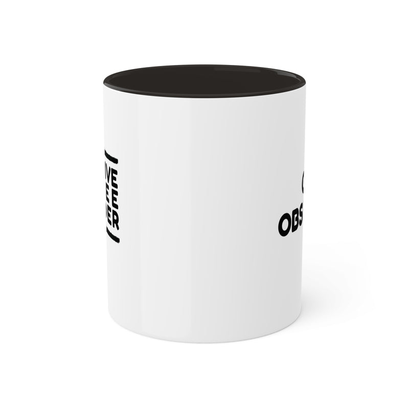 Get Obsessed Colorful Mugs, 11oz