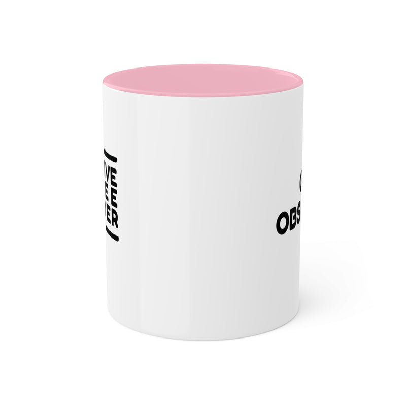 Get Obsessed Colorful Mugs, 11oz