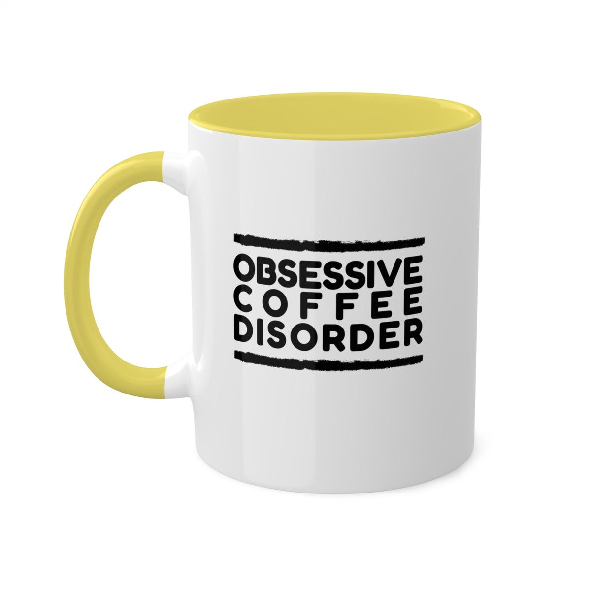 Get Obsessed Colorful Mugs, 11oz