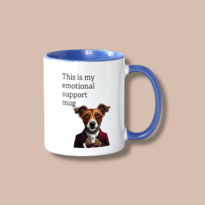 Ceramic Mug, Emotional Support, 11 oz
