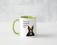 Ceramic Mug, Emotional Support, 11 oz