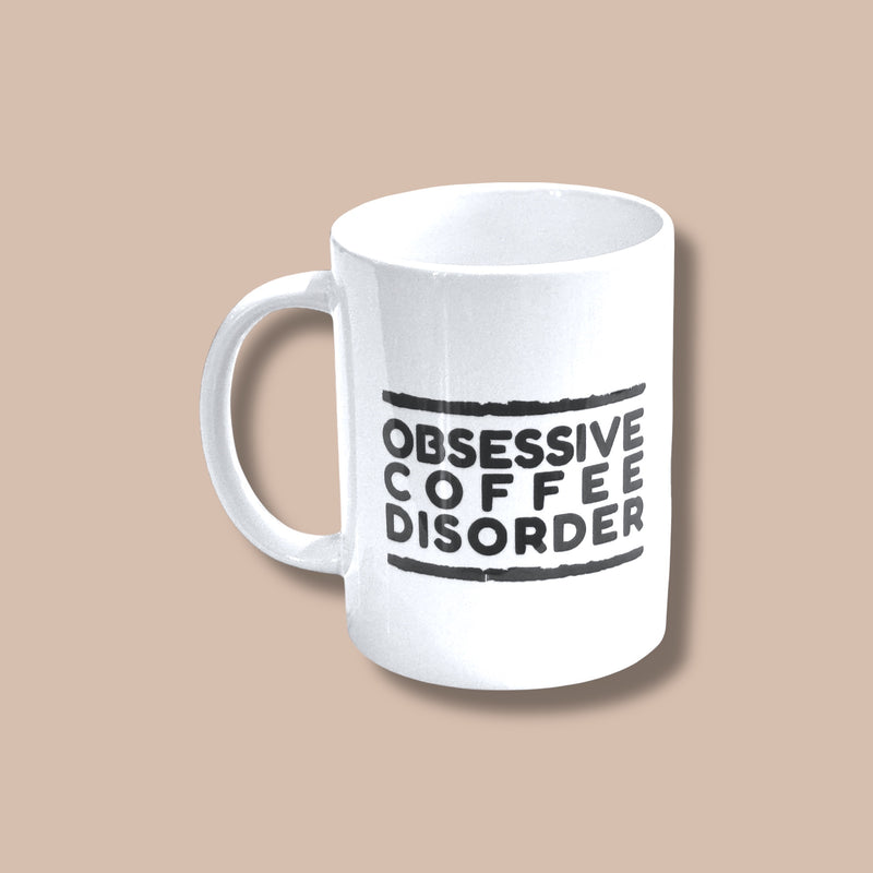 Obsessive Coffee Disorder Halloween Mug -   Ceramic Mug 15oz