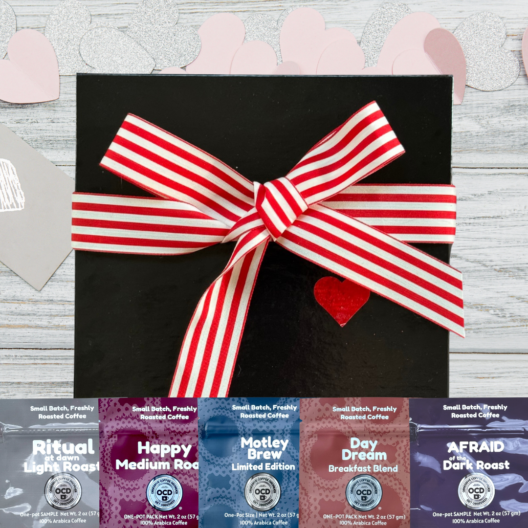 Best Sellers Coffee Sampler Gift Box Valentine Edition